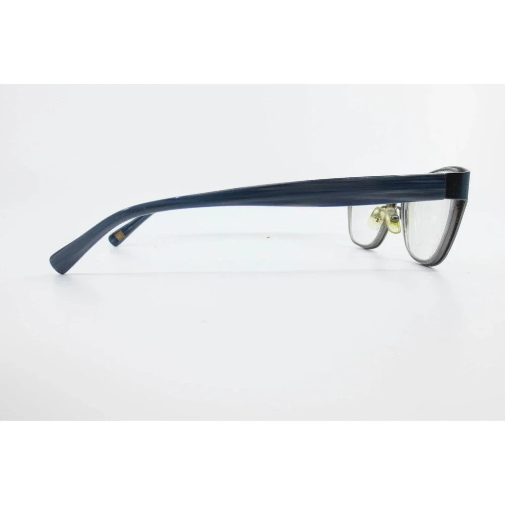 Marchon Uptown Chelsea 320 Eyeglasses Navy Blue Cat Eye Frames 52-16-135 35535